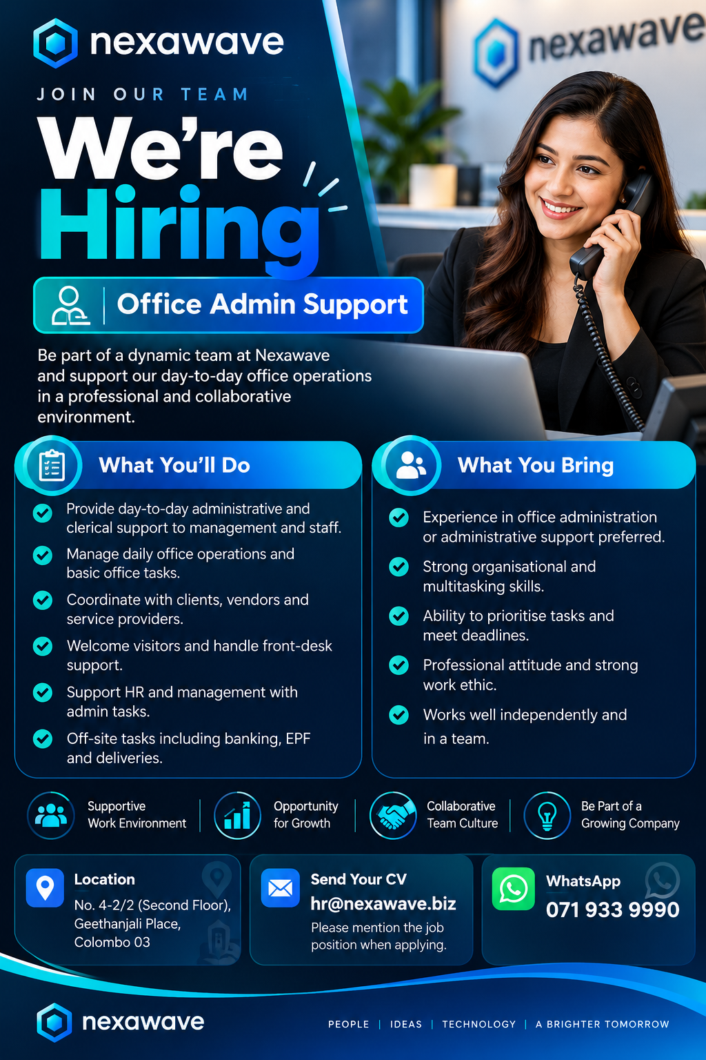 Office Admin Support at Nexawave