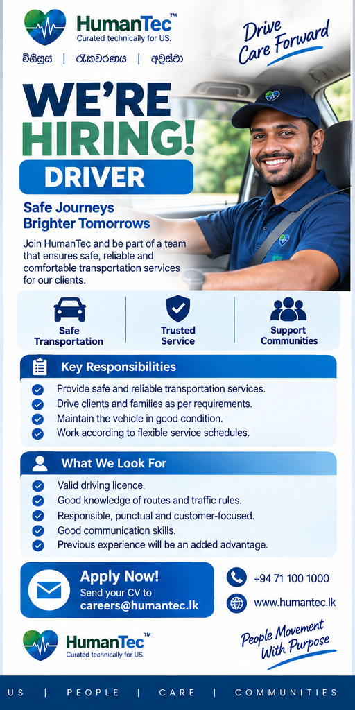 Driver at HumanTec