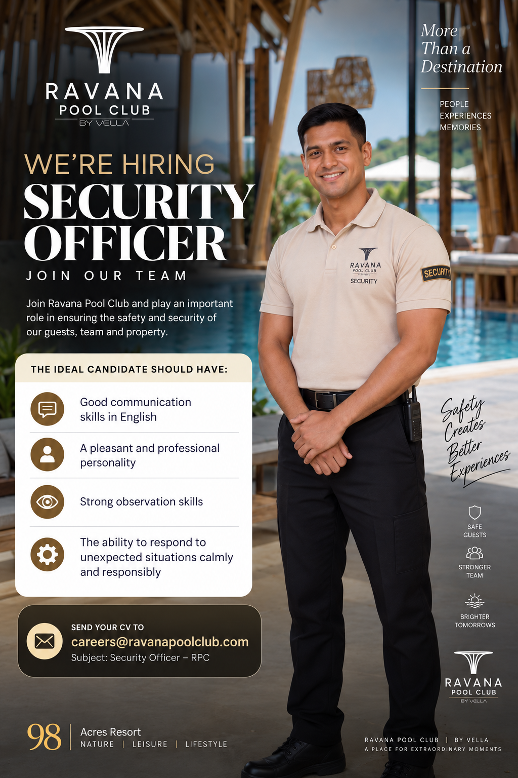 Security Officer at Ravana Pool Club